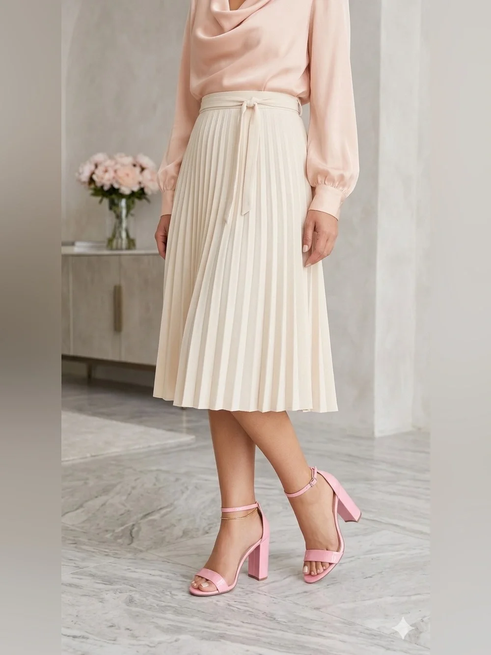 Wild Diva Lounge Pink Patent Ankle-Strap Block Heels - Picture 2 of 14